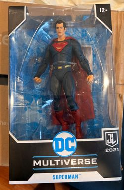 DC Multiverse Superman Zack Snyder Justice League  (Red and blue suit)