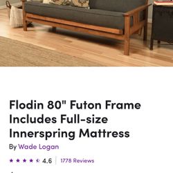 80” Futon Full Size Mattress