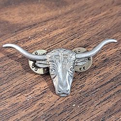 Longhorn Steer HORN lapel Pin