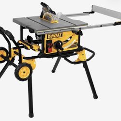 DEWALT 10” Table Saw w/ Rolling Stand – Excellent Condition