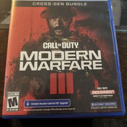 PS4 Modern Warfare 3