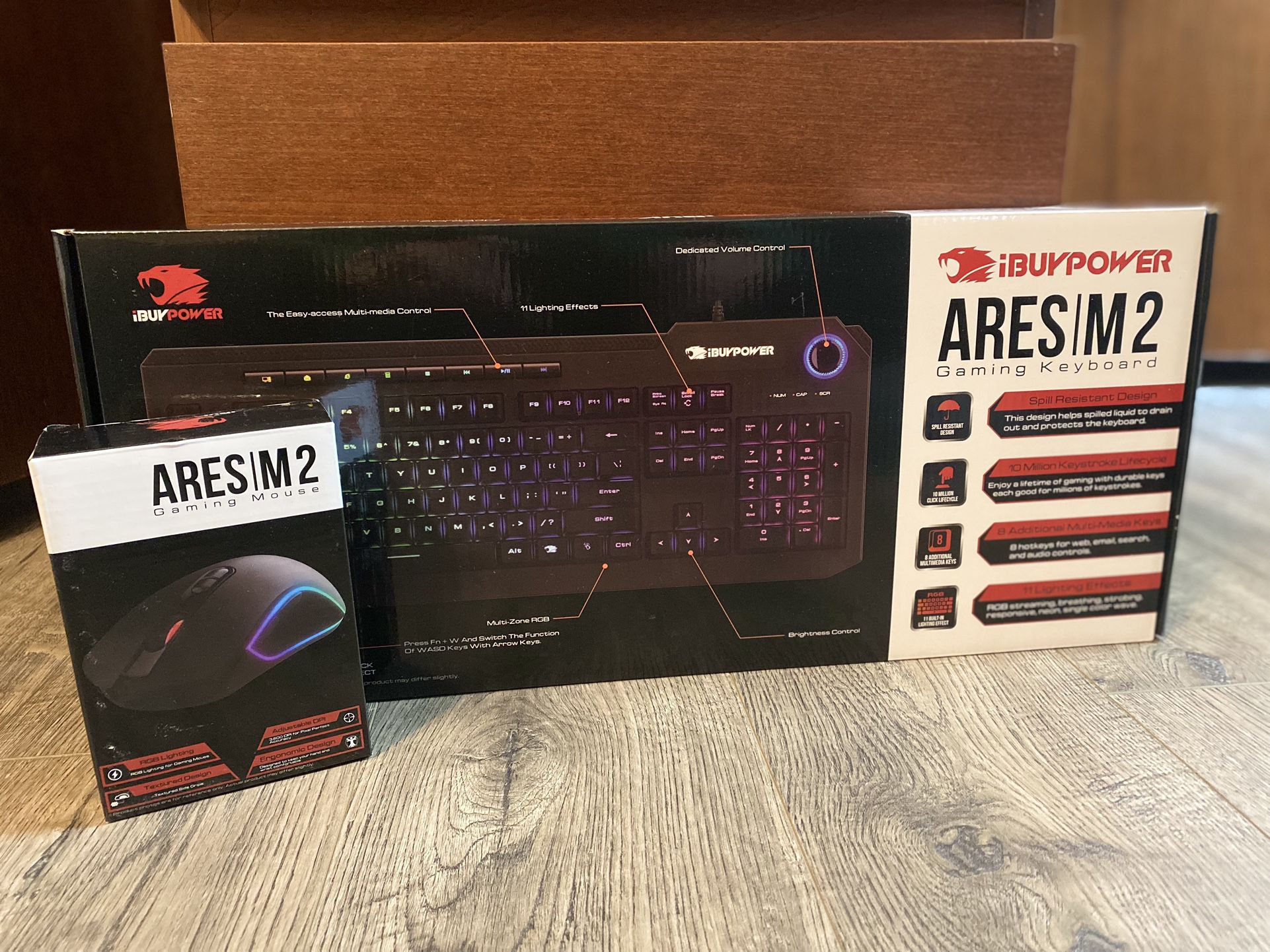 IBUYPOWER Ares|M2 Gaming Mouse and Keyboard