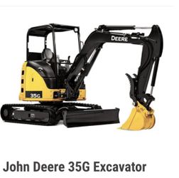 John Deere 35g Mini Excavator Tractor