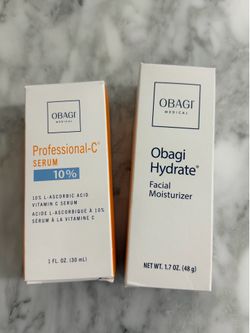 Obagi vitamin c serum & moisturizer