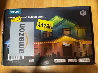 Govee Permanent Outdoor Lights 2, 150ft RGBIC Outdoor Lights with 100 Modes