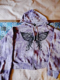 Hot Topic Tie-dye Womens Hoodie Sweatshirt 