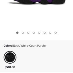 New Nike Air Jordan 13 Retro sneaker in the "Court Purple" 