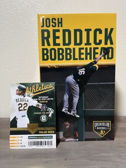 Oakland Athletics 2016 A's JOSH REDDICK WALL CLIMB BOBBLEHEAD SGA NEW