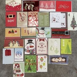 A Variety Of 25 wonderful quality Christmas  Cards! , I took a bunch Of Different Boxes and made Up  bundles! Info Under description