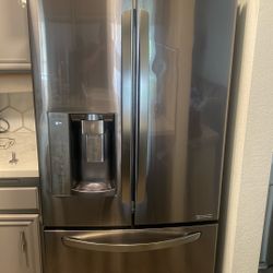 LG 24.2 French Door Bottom Freezer Stainless Refrigerator 