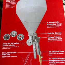 Drywall texture hopper