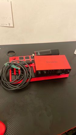 Focusrite Audio Interface with Mic and Pad Controller
