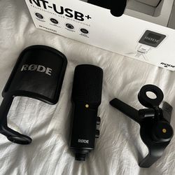 Rode NT-USB+ Studio-Quality Cardioid Pro Grade USB Microphone 