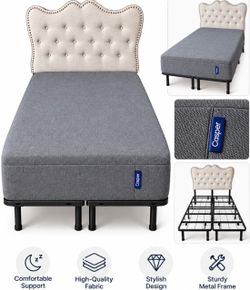 Twin size bed with memory foam mattress Casper