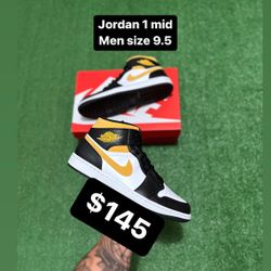 Jordan 1 Mid Pollen 