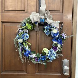 Silk Flower Wreath