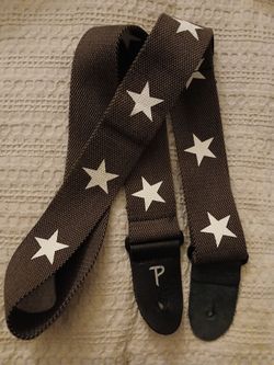 Perri's Guitar Strap White Stars