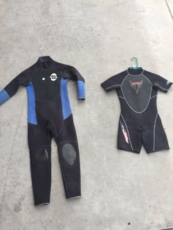 2 WET SUITS for ocean, lakes, etc
