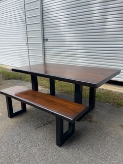 Dining Table with Matching Bench