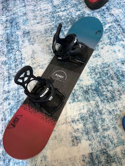 Head 90 cm kids snowboard/nitro bindings/new wax-also sell boots/helmet/goggles/clothing