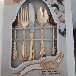 Brand New SILVERWARE SET (Service For 4) Set Of Two, $45 Each Set