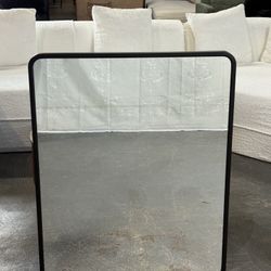 Medicine Cabinet with Mirror, 24Inch x 30 Inch Farmhouse Black Metal Framed Rectangle Bathroom Mirror Cabinet, Recess or Surface Mount(Black)  💰129$