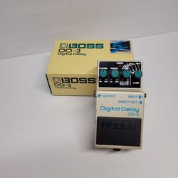 '86 BOSS DD-3  Delay Pedal Blue Label Japan (long chip)