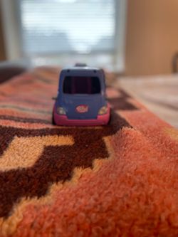 2004 Polly Pocket Party Bus RV Van Lights Sounds Rare Vintage Purple Disco