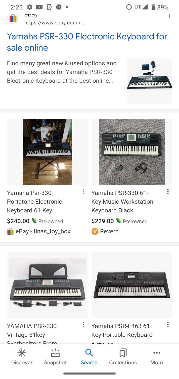 Yamaha keyboard with stand