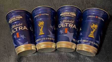 Fifa quarterfinal Michelob aluminum cups