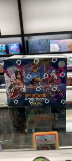 Riftbound league of legends origins booster box.