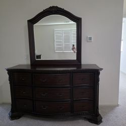 California Kind Bed Along With Mattress ,night Stand  and Dresser