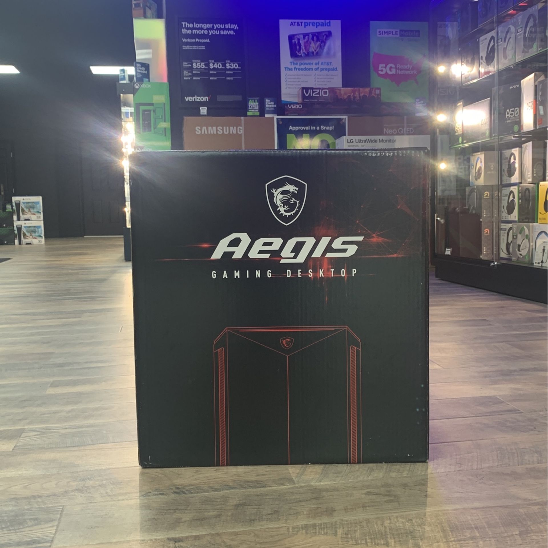 MSI Aegis Zs Gaming Desktop AMD Ryzen 7 2TB HDD+500GB SSD/16GB Ram