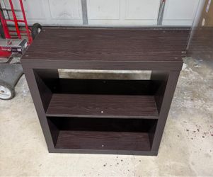 Dark Brown 3-Shelf Bookcase