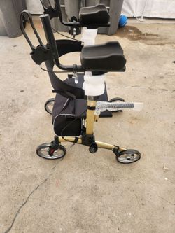 **NEW** ELENKER Rollator Walker w/ Seat & Forearm Supports
