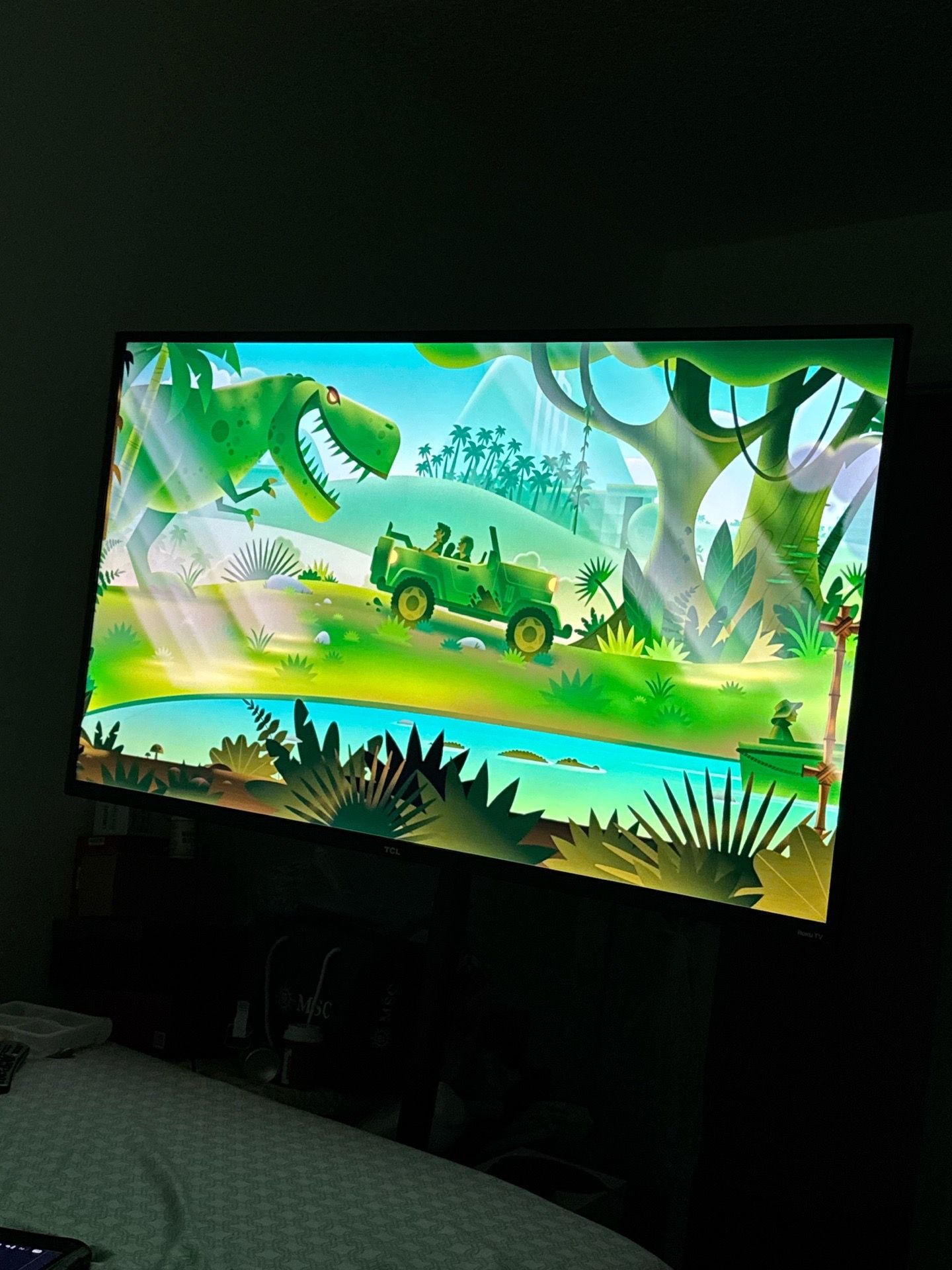 Use tv working perfect 50’ with stand