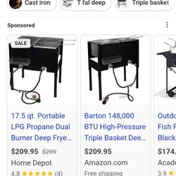 Propane Deep Fryer