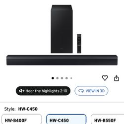 Samsung HW-C450 2.1ch Soundbar w/DTS Virtual X, Subwoofer Included