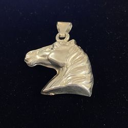 S925 Horse Head Pendant 