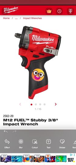 Milwaukee stubby impact wrench batteries chargers tools