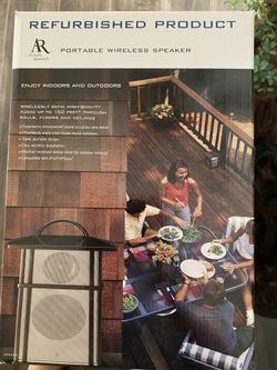 2 wireless Outdoor indoor speakers