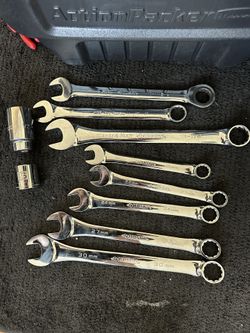Metric And Standard Larger Wrenches And Sockets