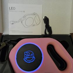 LED dog leash