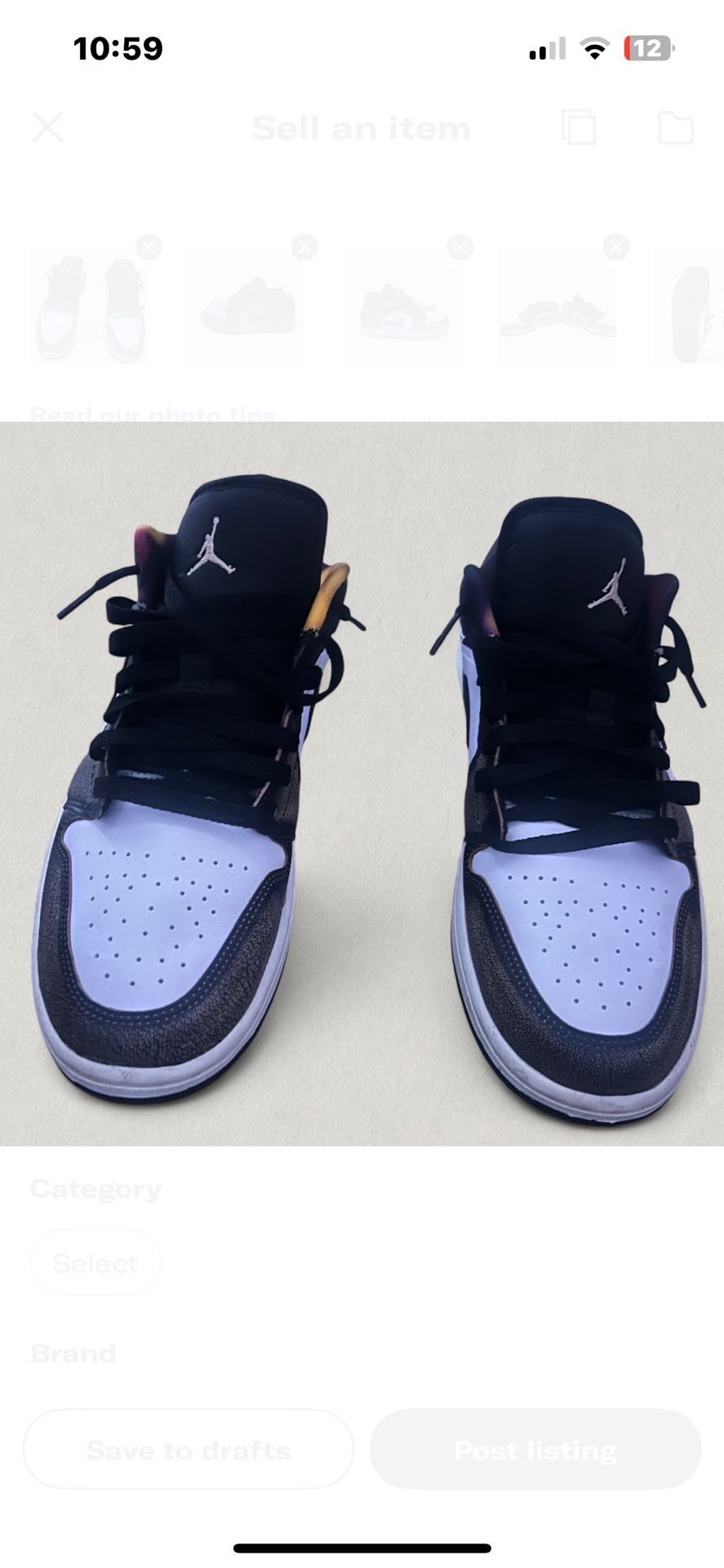 Jordan 1 Low SE Wear Away Tan