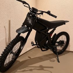 2400 Watt Electric Dirt Bike, 37MPH Top Speed, 36.4ah Dual Battery, Full Twist Throttle 