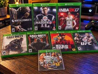Xbox One Games - GTA5, Call of Duty, Red Dead Redemption 2, & More!