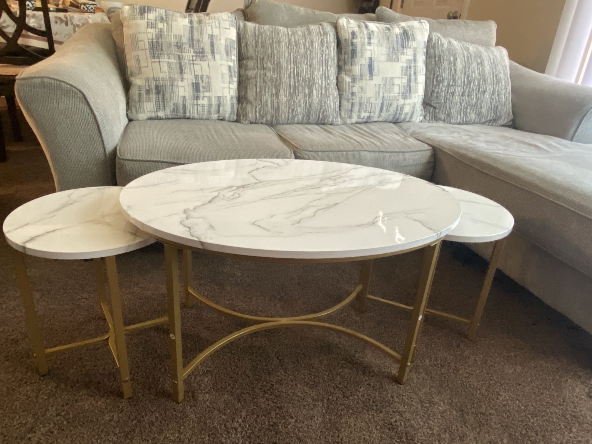 Brand New 3 Piece Set Coffee Table