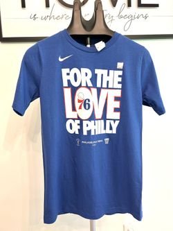 NWOT Nike 76ers Philadelphia T-Shirt From The 2024 NBA Size 14/16