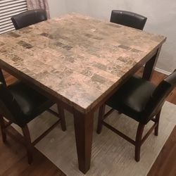 Marble Table Hightop