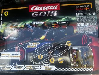 Carrera GO!!! Racing Arena Slot Car Set Red Bull Ferrari
